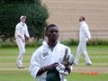 One of Amersham's wickets